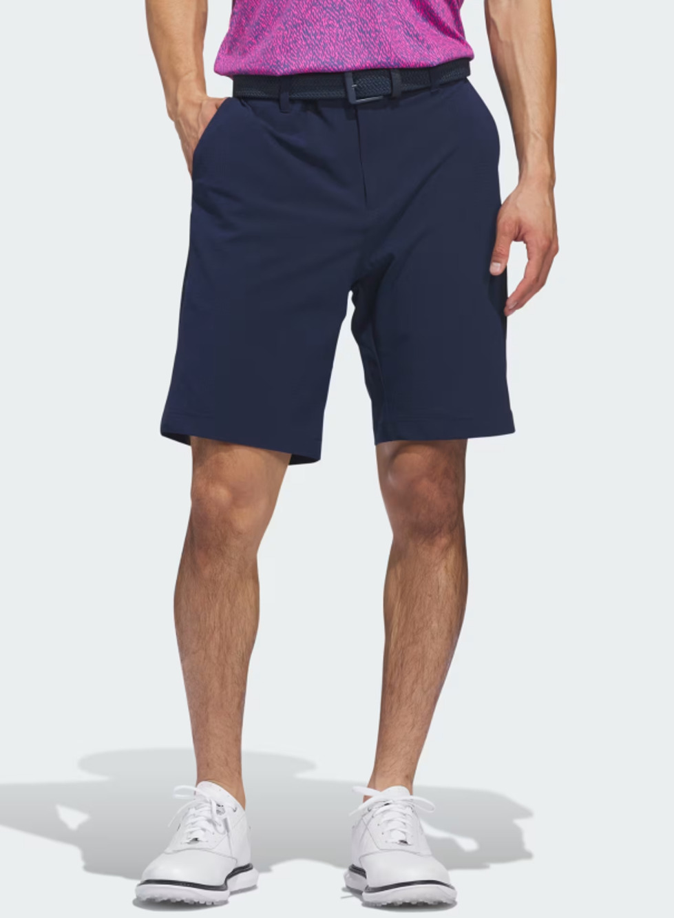 NWT Adidas Ultimate365 9-Inch Meltaway Golf Shorts Navy 36 Regular Performance